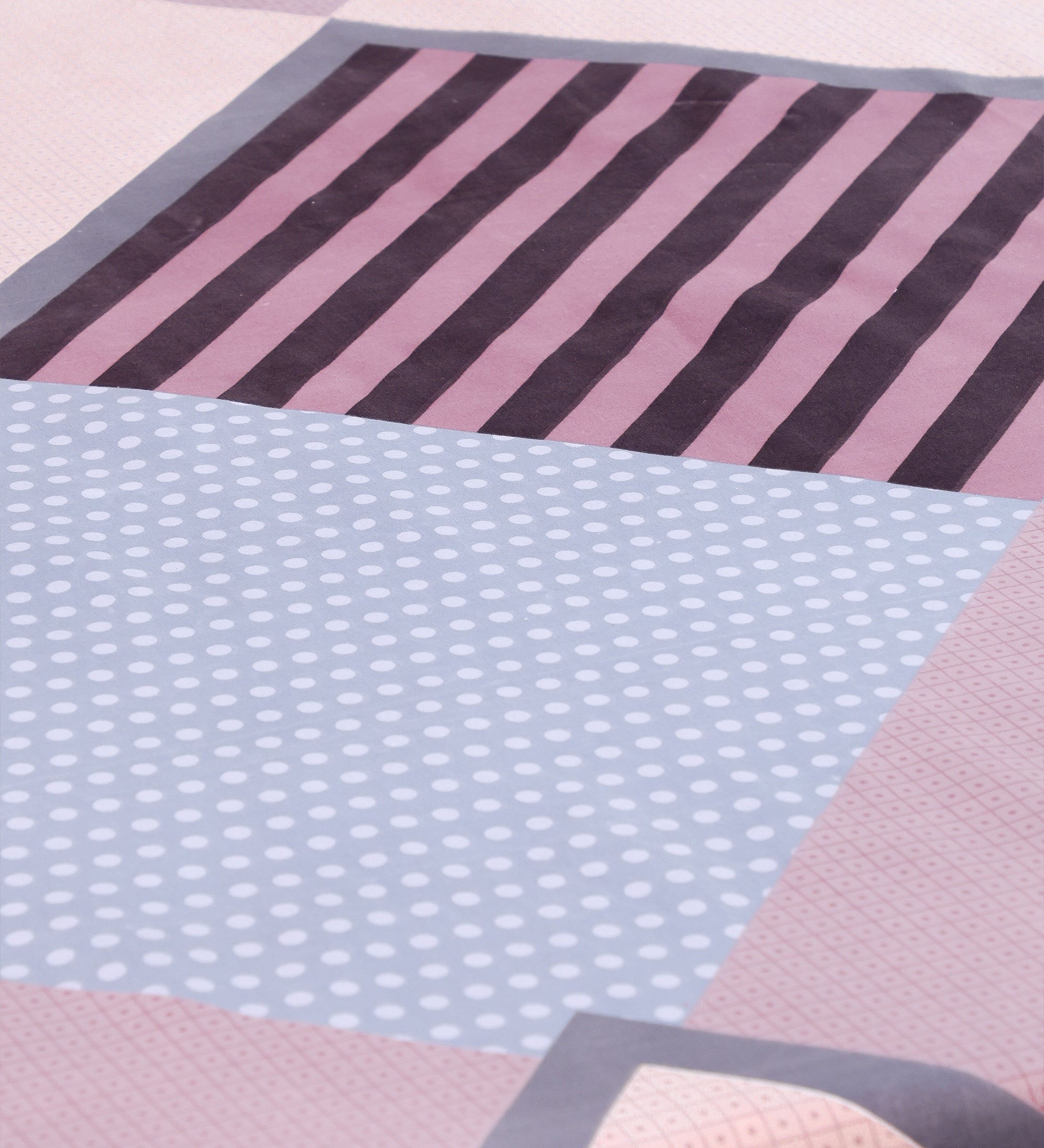 Premium Cotton Peach Pink Double Bedsheet